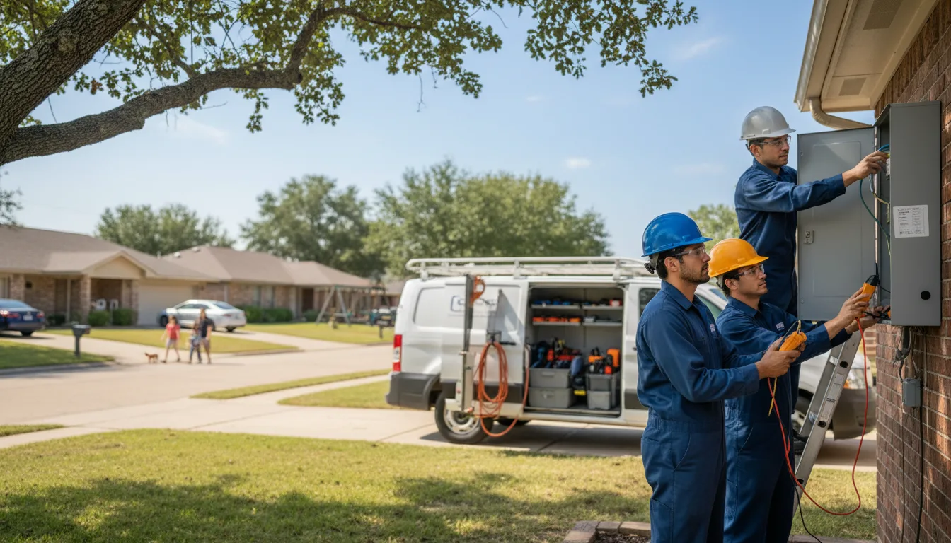 Certified electrician providing emergency electrical services in Lakeville, IN